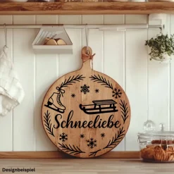 Discount Fensterbild Kranz Aufkleber Schneeliebe | Winterzeit Deko für Advent und Weihnachten, Exklusiv Sticker & Aufkleber