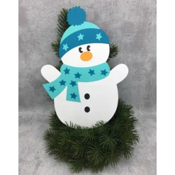 Winter|Kerstins Boxenshop Fensterbild Schneemann