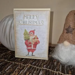 Weihnachtskarten|Teufelinchens_Ideen_Shop Festliche Geschenkkarten / Tannenbaum Grußkarte / Weihnachtsmann Karte / Weihnachtspostkarte mit Santa Motiv