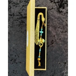 Festliche Geschenk-Verpackung 21,8x5,6x2,6cm f. Lesezeichen Schlüsselanhänger Gold Glitzer Schmuckschachtel Etui Armband Geschenkverpackungen
