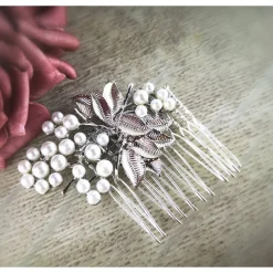Brautschmuck|Tinas Schmucktruhe festlicher Haarkamm, Braut, Haarschmuck  Hochzeit,  Brautkamm