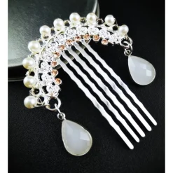 Brautschmuck|Tinas Schmucktruhe festlicher Haarkamm, Haarschmuck,Auswahl