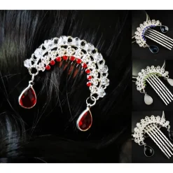 festlicher Haarkamm, Haarschmuck, Farbauswahl Brautschmuck