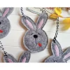 Sale Filz Hasen Anhänger Osterdeko gestickt, Osterhase Ostern Geschenk, Frühlingsdeko Landhausstil Osterdeko
