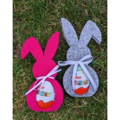 Best Filzhasen mit SchokoEi Kleinigkeit zu Ostern Geschenkverpackungen