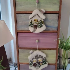 Best Filzhaus,  Weihnachtsdeko, handgefilzt Weihnachtsdeko