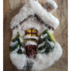 Best Filzhaus,  Weihnachtsdeko, handgefilzt Weihnachtsdeko