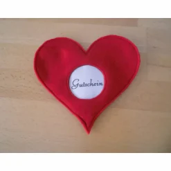 Filzherzen für Gutscheine / Geschenke / Überraschungen Geschenkverpackungen