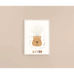 Fotoalbum & Gästebuch|wasgluecklichmacht Fingerabdruck Gästebuchposter Gästebuch Kinder Taufe Babyparty Bär Loved, Digital Download