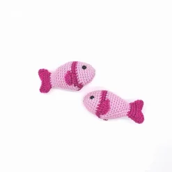 Best Fisch gehäkelt, Amigurumi, 100 % Baumwolle, als Dekoration zur Taufe, Konfirmation, Geburtstag oder Babyparty, Wunschfar Gastgeschenke