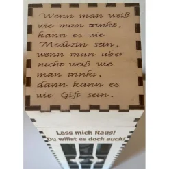 Clearance Flaschenbox aus Holz Geschenkverpackungen