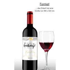 Best Flaschenetikett, selbstklebend, Personalisiertes Wein Flaschen Etikett Weihnachten, Christmas ,Selbstklebendes Weinetike Geschenke