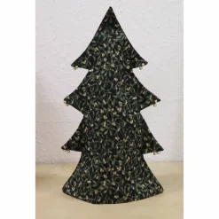 Clearance Flaschenhülle Tannenbaum in grün-gold Weihnachtsdeko