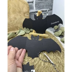 Fledermaus-Einladung I Einladung I Halloween I Kindereinladung Einladungskarten