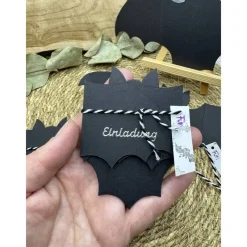 Fledermaus-Einladung I Einladung I Halloween I Kindereinladung Einladungskarten