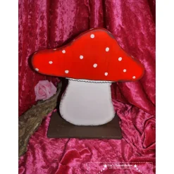 Best Fliegenpilz aus Holz im Shabby- Chic Herbst
