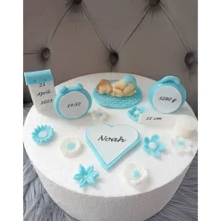 New Fondant Dekoration Baby, Babyparty, Fondant Figuren, Tortendekoration Tortendekoration