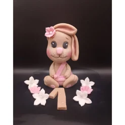 Tortendekoration|Annetts Zuckerfiguren Fondant Figur Hase,Tortendekorationen, Fondant Figur Hase, Geburtstagsdekoration, Tierfiguren, Zuckerfiguren,