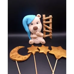 Outlet Fondant Figur Teddy, Tortendekoration Teddybär, Tierfiguren, Fondant Figuren für Torten Tortendekoration