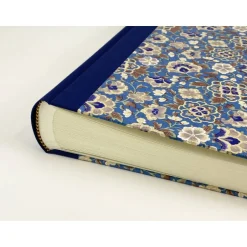Sale Fotoalbum 30 x 30 cm Blütenzauber Blau – Edles handgemachtes Chiyogami Fotoalbum Fotoalbum & Gästebuch