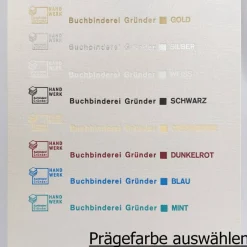 Fotoalbum & Gästebuch|Buchbinderei Gründer Fotoalbum, Geburt, Kinderalbum, Taufe, personalisierbar, gelb, Briefmarken, 31,5 x 30 cm, UNIKAT