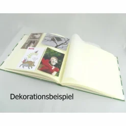 Fotoalbum, groß, hell-rot, Elefanten, 30 x 30 cm Fotoalbum & Gästebuch