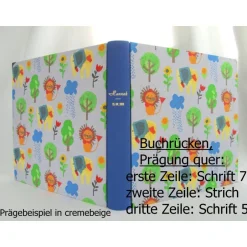 Hochzeitsgästebuch|Buchbinderei Gründer Fotoalbum, Hochzeit, personalisierbar, dunkelrot, Blumen, Briefmarken, 29 x 23 cm, UNIKAT upcycling