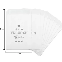 Sale Freudentränen Taschentücher Hüllen - Verpackung für Hochzeit Taschentuch Hochzeitsdeko