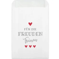 New Freudentränen Taschentücher Hüllen - Verpackung für Hochzeit Taschentuch Hochzeitsdeko