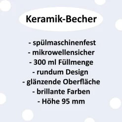 Discount Friseurin Tasse gelb mit Karte und Umschlag Geschenke