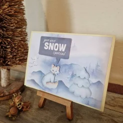 Weihnachtskarten|Teufelinchens_Ideen_Shop Fuchs - Weihnachtskarte - Berge - you are Snow special