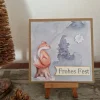 Weihnachtskarten|Teufelinchens_Ideen_Shop Fuchs auf Holzstumpf - Weihnachtskarte - Frohes Fest