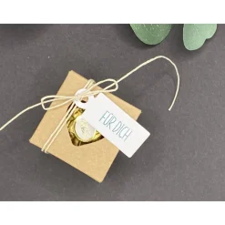 Gastgeschenk 10er Set "Herzbox" personalisierbar für Boho Hochzeit Geburtstag Verlobung Taufe Gastgeschenke