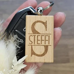 Best Gastgeschenk Erinnerung Hochzeit für die Gäste ,Schlüsselanhänger mit Namen personalisiert, Anhänger Schlüssel Gastgeschenke