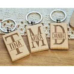 Best Gastgeschenk Erinnerung Hochzeit für die Gäste ,Schlüsselanhänger mit Namen personalisiert, Anhänger Schlüssel Gastgeschenke