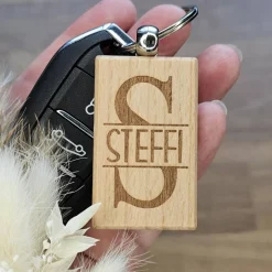 Best Gastgeschenk Erinnerung Hochzeit für die Gäste ,Schlüsselanhänger mit Namen personalisiert, Anhänger Schlüssel Gastgeschenke