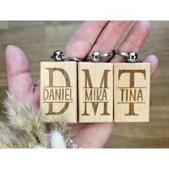 Best Gastgeschenk Erinnerung Hochzeit für die Gäste ,Schlüsselanhänger mit Namen personalisiert, Anhänger Schlüssel Gastgeschenke