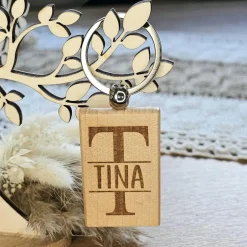 Best Gastgeschenk Erinnerung Hochzeit für die Gäste ,Schlüsselanhänger mit Namen personalisiert, Anhänger Schlüssel Gastgeschenke
