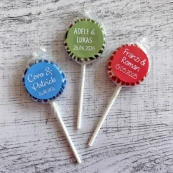 Sale Gastgeschenk Hochzeit | Lolli Bonbon Lutscher | personalisiert Gastgeschenke