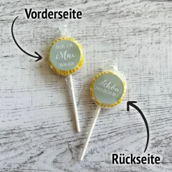 Outlet Gastgeschenk Jugendweihe Lebenswende | Lolli Bonbon Lutscher | personalisiert Gastgeschenke
