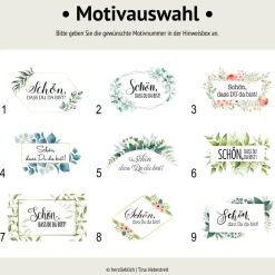 Best Gastgeschenk Jugendweihe Lebenswende | Schokolade Schokotafel Vollmilch | Schön, dass Du da bist! Gastgeschenke