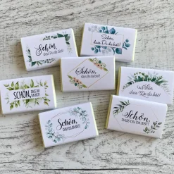 Best Gastgeschenk Jugendweihe Lebenswende | Schokolade Schokotafel Vollmilch | Schön, dass Du da bist! Gastgeschenke
