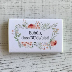 Best Gastgeschenk Jugendweihe Lebenswende | Schokolade Schokotafel Vollmilch | Schön, dass Du da bist! Gastgeschenke