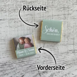 Best Gastgeschenk Konfirmation Firmung | Schokolade Schokotäfelchen | personalisiert + Foto Gastgeschenke