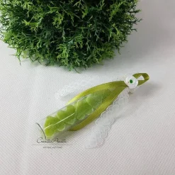 Gastgeschenke|CreativAnita Gastgeschenk mit 5 Seifenherzen i. Reagenzglas GRÜN - LEMONGRAS