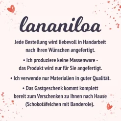 Best Gastgeschenk Taufe | Schokolade Schokotäfelchen | Schön, dass Du da bist! Dekoration