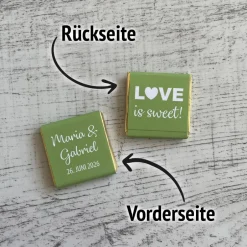 Online Gastgeschenk Taufe | Schokolade Schokotäfelchen | personalisiert Dekoration