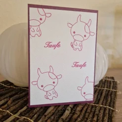Best Geburt / süße Kuh / Baby / Flasche / Geschenkidee / Babykarte Glückwunschkarten