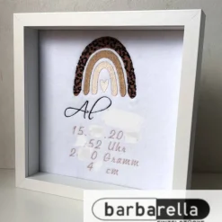 Fotoalbum & Gästebuch|barbarella EINZELSTÜCKE Geburtsdaten im Bilderrahmen