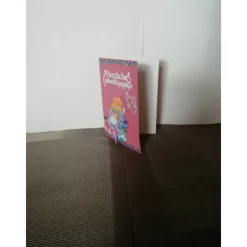 Best Geburtstagskarte für eine Frau in altrosa mit einem kleinen Wichtel Glückwunschkarten
